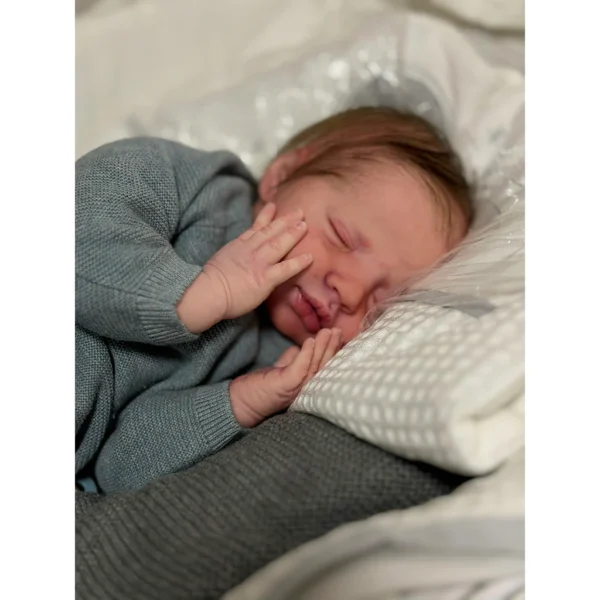 Realborn® SILICONE Emmett Sleeping (19" Reborn Doll Kit) - Image 3