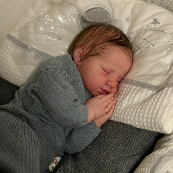 Realborn® SILICONE Emmett Sleeping (19" Reborn Doll Kit) - Image 2