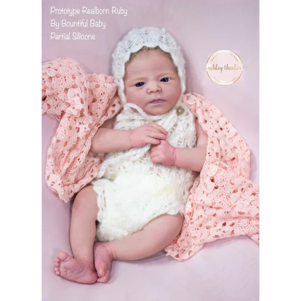 Realborn® SILICONE Ruby Awake (19" Reborn Doll Kit) - Image 2