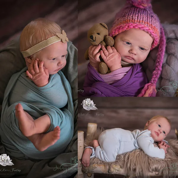 Realborn® SILICONE Silvia Awake (20" Reborn Doll Kit) - Image 2